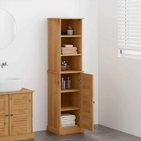 Conjunto de Móveis para Banheiro 2 pcs Marrom e marrom mel