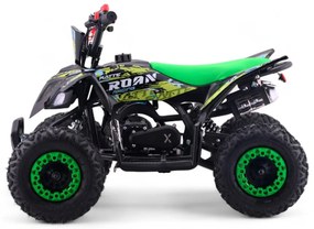 MINI MOTO 4 GASOLINA PARA CRIANÇAS 49cc Roan Ratte R6 4.5cv Verde