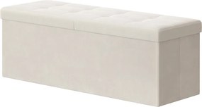 Banco com espaço de arrumação, para a entrada 38 x 110 x 38 cm bege-cappuccino