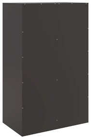 Aparador alto 67x39x95 cm aço preto
