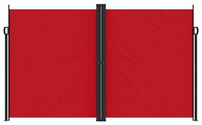 Toldo lateral retrátil 200x1200 cm vermelho