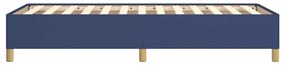 Estrutura de cama sem colchão 80x200 cm azul
