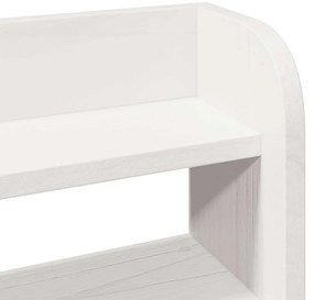 Cama sem colchão 120x190 cm madeira de pinho maciça branco