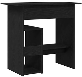 Secretária 80x45x74 cm derivados de madeira carvalho preto