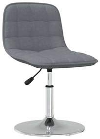 vidaXL Banco de bar tecido cinzento-claro