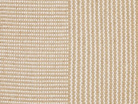Conjunto de 2 almofadas decorativas em algodão creme 45 x 45 cm ARALIA Beliani