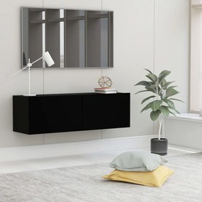 Móvel de TV 100x30x30 cm derivados de madeira preto