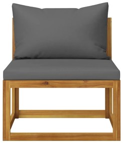 Conjunto Lounge Baek - Cinzento - Design Moderno