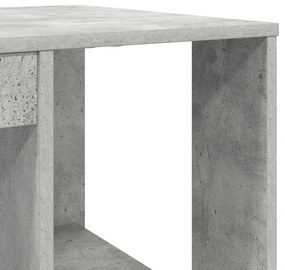 Secretária Cinza Cinza Concreto