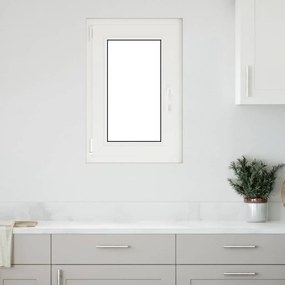 vidaXL Janela de porão "RISOR" 50x75 cm oscilobatente DIN esquerda antracite