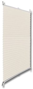 240617 Plisse Blind 40x100cm Creme