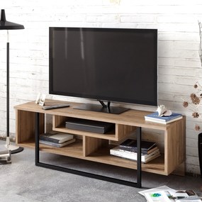 Móvel TV Asal – Noz Preto – 119,4 x 40,2 x 35,2 cm