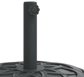 Base de guarda-sol para postes de Ø38/48 mm 12 kg redondo