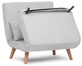 Sofá-Cama 1 Lugar Folde – Cinzento – 80x79x80 cm
