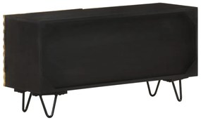 Móvel de TV 90x30x45 cm madeira de mangueira maciça