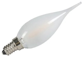 Conjunto de 5 lâmpadas E14 LED de vela fosca BXS35 1W 100 lumen 2200K