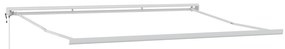 Toldo Retrátil Automático Branco 500x300 cm