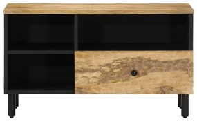 Móvel de TV 80x33x46 cm madeira de mangueira maciça
