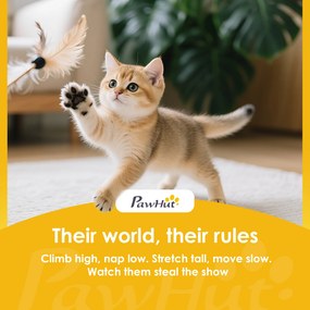 Casa para Gatos 3 em 1 Banco Apoio para os Pés e Cama com Arranhador e Brinquedo Pendurado 36x36x38 cm Cinzento