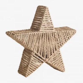 Estrela Decorativa com Luzes LED Silviya NATURAL - Sklum
