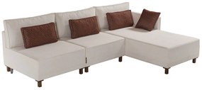 Sofá-Cama de Canto Matris – Bege – 285 x 90 x 192 cm
