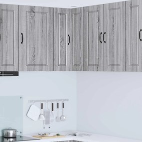 vidaXL Armário de Cozinha com prateleira Cinza Sonoma 57 x 57 x 80 cm