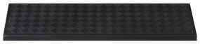 Tapetes de escada 5 pcs 25x75 cm borracha