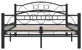Estrutura de cama 120x200 cm aço preto