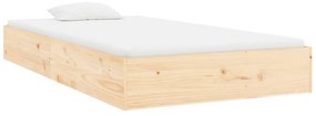 Estrutura de cama 100x200 cm madeira maciça
