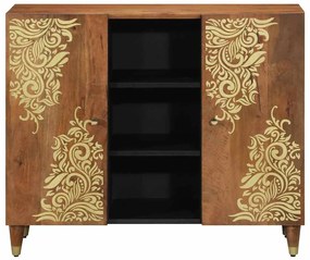Sideboard 90x33x75 cm em Madeira Maciça de Manga