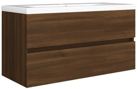 Móvel p/ lavatório 90x38,5x45cm derivado madeira carvalho cast.