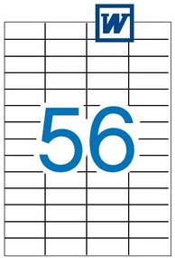 Etiquetas Autocolantes 52,5x21,2 mm 100 Folhas Apli