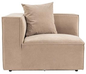 Sofá de 1 Lugar Sora – Cappuccino – 95x65x95 cm