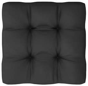 6 pcs conjunto lounge de jardim com almofadões pinho maciço