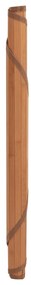 Tapete redondo 100 cm bambu castanho