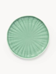 Pratos de pequeno-almoço em porcelana com relevo Sali, 4 uni.