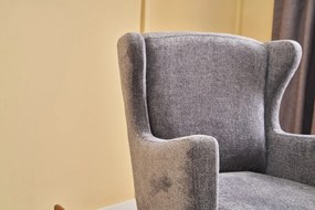 Wing Chair Lola Prestij – Cinzento – 77x98x80 cm