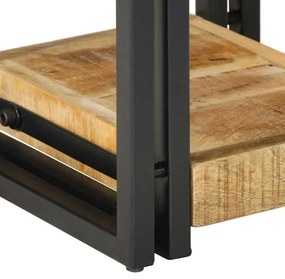 Criado-mudos 2 pcs 40x40x40 cm Madeira Sólida de Mangueira