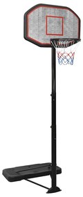 Tabela de basquetebol 258-363 cm polietileno preto