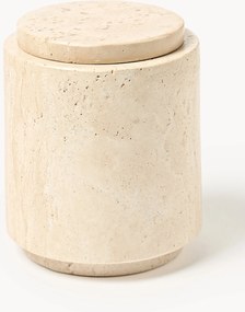 Frasco de armazenamento em travertino Susan, Alt 12 cm