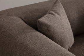 Sofá de 3 Lugares Gio – Castanho – 225 cm x 93 cm x 75 cm