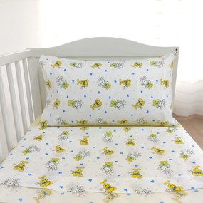 Jogo de Cama Bebé Boneco Amarelo