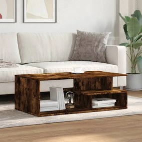 Mesa de centro 102x55x35 cm derivados madeira carvalho fumado