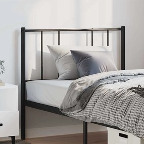 Cabeceira de cama 100 cm metal preto