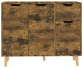 Aparador 90x30x72 cm derivados de madeira carvalho fumado