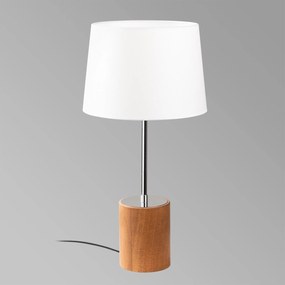 Candeeiro de Mesa Magnesia – Prateado – 28 cm de Diâmetro x 57 cm de A