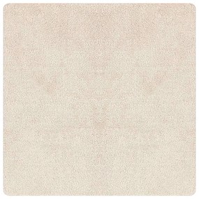 Tapete Shaggy vidaXL com suporte de látex Creme 200x200 cm