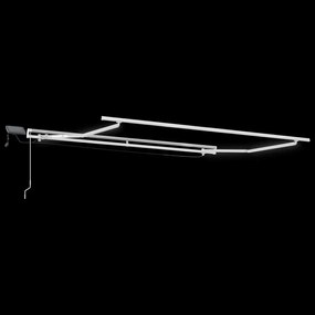 Toldo Retrátil with Manual Branco 300 x 250 cm Branco