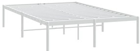 Estrutura de cama de metal 120x190 cm branco