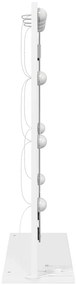 Espelho de vaidade com luzes de LED Branco 70x50x18 cm